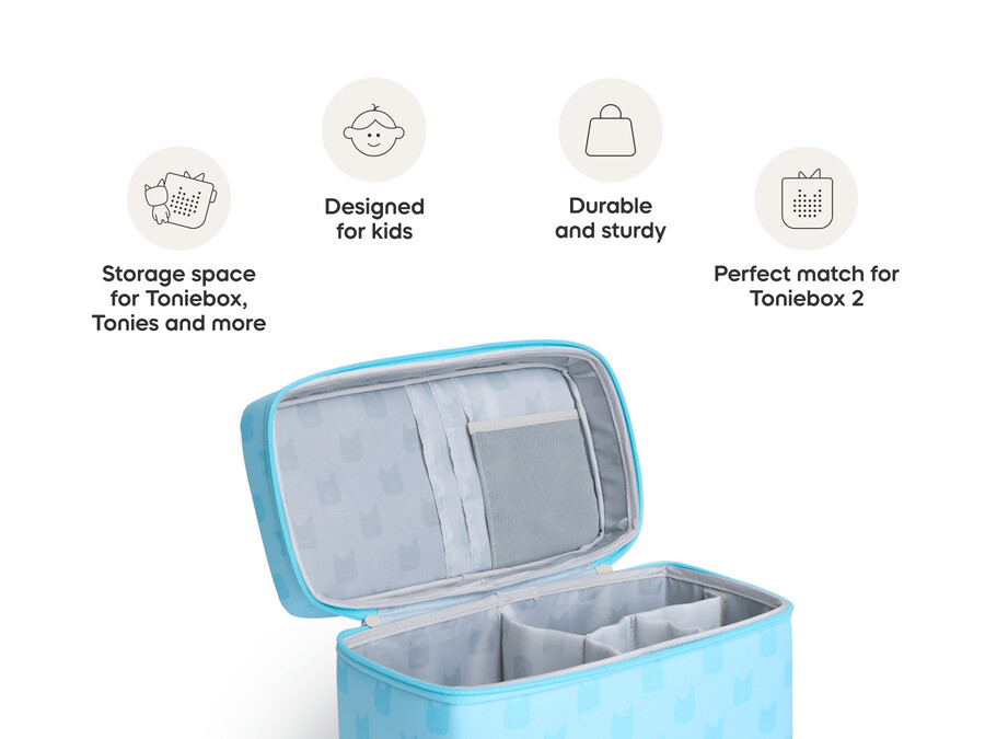 toniebox play draagtas - blauw