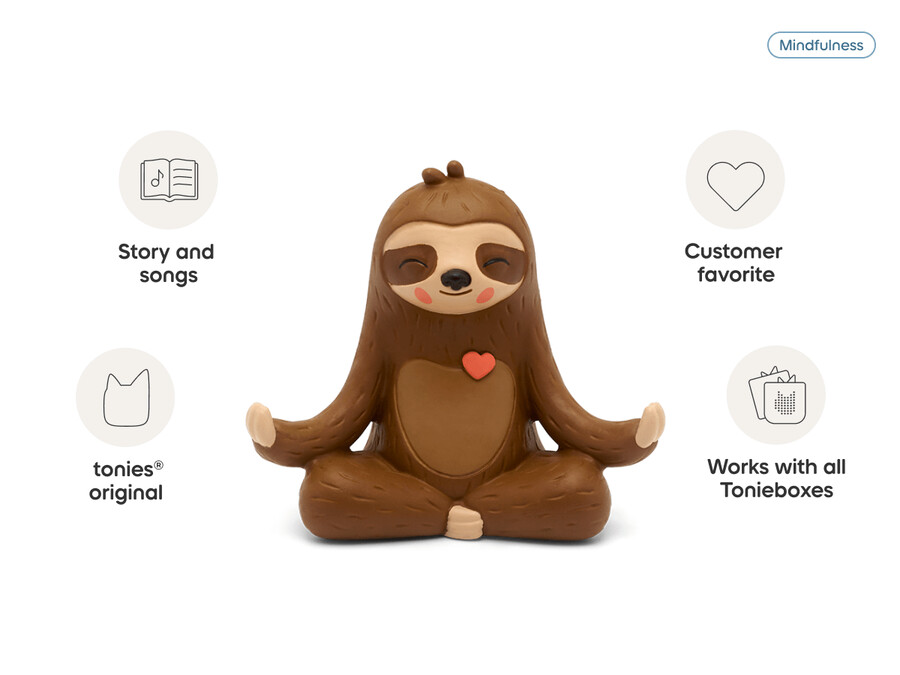mindfulness meditatie met mo de luiaard tonie