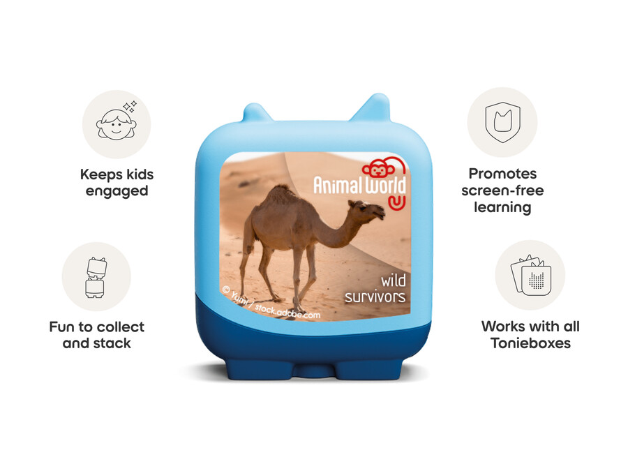 animal world wild survivors clever tonies - 4-pack
