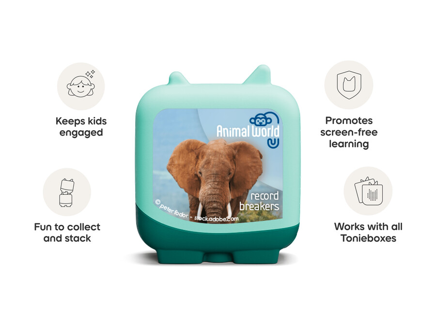 dierenwereld olifant en kikker clever tonies - set van 2