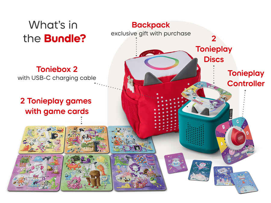toniebox 2 tonies originals game bundle - tropisch turquoise